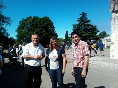 El massismo local acompañó actividades en la Escuela Técnica 2