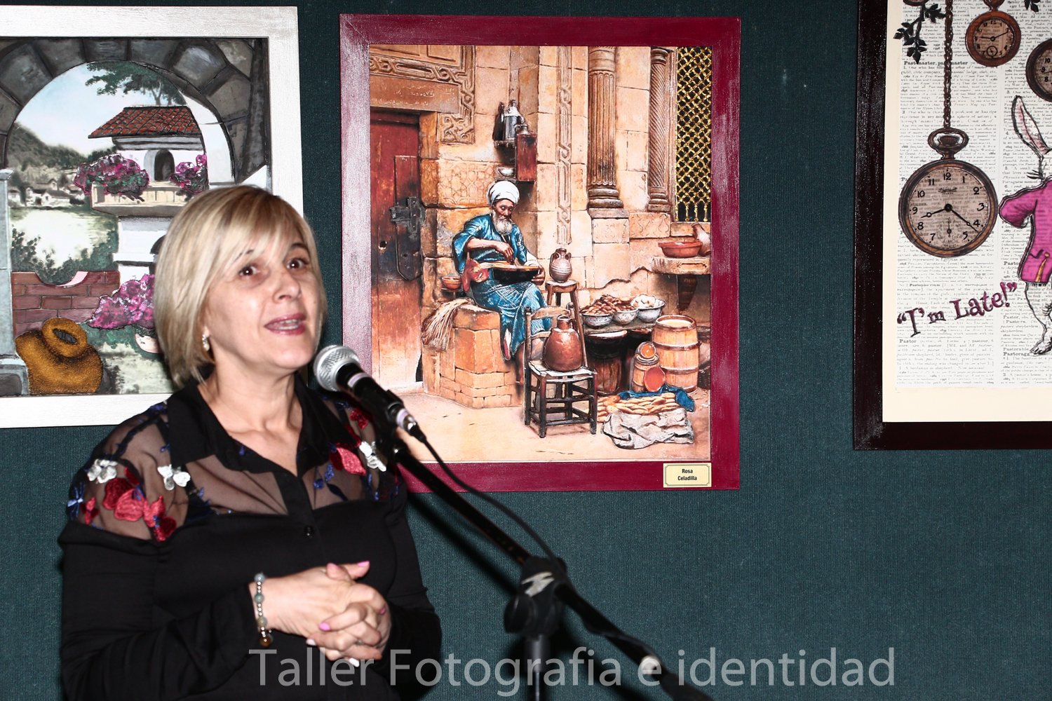 El último viernes quedó inaugurada la muestra de Miriam Frida y sus alumnos en el salón auditorio “Raúl Iriarte” de Casa de Cultura, ubicada en Montevideo N° 821.
