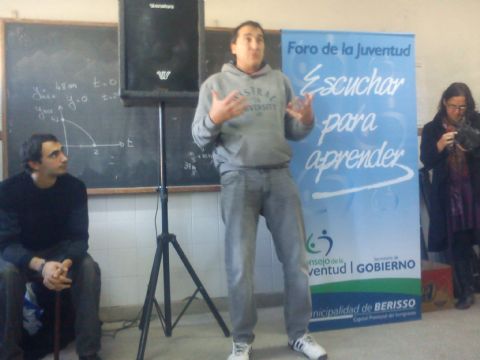 Foro de adicciones: Charla con alumnos de la Escuela Media Nº 3