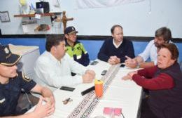 Nedela recorrió junto a autoridades policiales calles de El Carmen