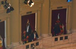 Nedela estuvo en el Congreso y elogió el discurso de Macri