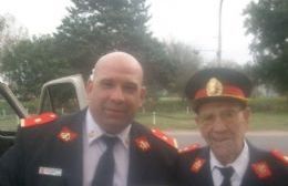 La familia del histórico bombero Luis Jorge acompaña a Roberto Scafati