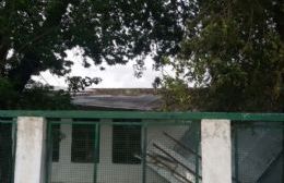 Escuela de Villa Progreso también sufrió la voladura de techo