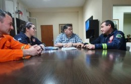 Nedela recibió a los bomberos que participarán del Desafío de Habilidades en Rosario