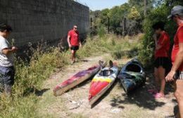 Tras un operativo policial se recuperaron tres kayaks robados al CEF 67