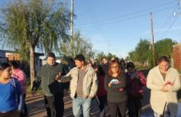 Nedela recorrió barrios afectados por el temporal