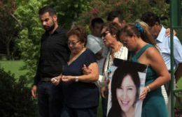 Inhumaron los restos de Gisella y la hermana agradeció a la prensa y a la justicia