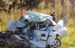 Choque fatal entre un micro y un auto en Ruta 11 y la Hermosura