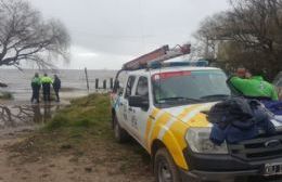 Detalles del rescate frente a la costa de la Playa Municipal