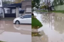 Vecinos de Santa Cruz reclaman “una solución ante las inundaciones en el barrio”