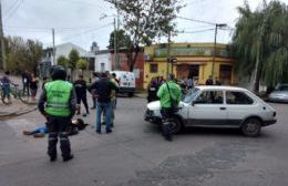 Motociclista herida tras ser embestida en 12 y 153