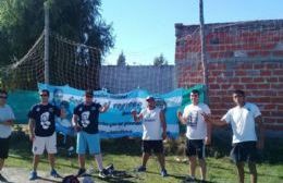 Agrupación 27 de septiembre realiza tareas solidarias para el Club Villa Paula