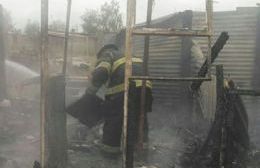 Incendio destruyó una vivienda en Villa Zula
