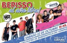 Con deporte y rock, comienza el ciclo “Berisso al aire libre”