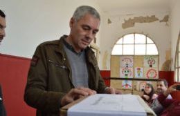 Cagliardi: “Veo a la gente que viene a votar con ganas y felicidad”
