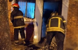 Incendio en una vivienda de 124 entre 64 y 65