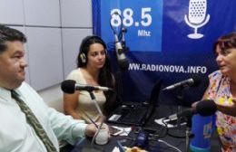 En la primera emisión de "BerissoCiudad en Radio", Nedela habló de la actualidad local
