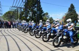 Se incorporaron diez motocicletas para la Policía Local