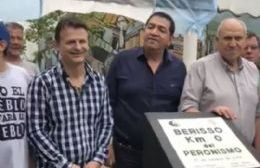 Día de la Lealtad: Inauguraron una obra de arte del "Kilómetro Cero del Peronismo"