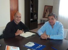 Omar Zuccarini junto a Enrique Slezack.