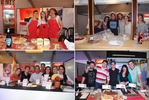 Con una gran concurrencia se abrieron los patios de comidas y bailes