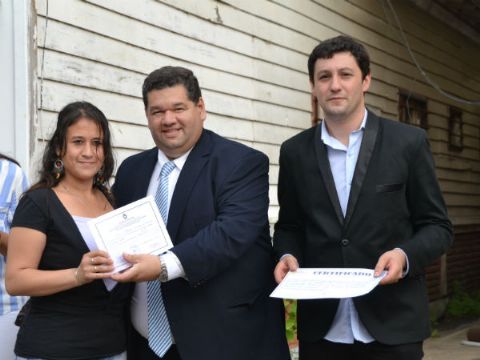 Nedela participó del acto de egresados del Centro de Formación Profesional Nº 404