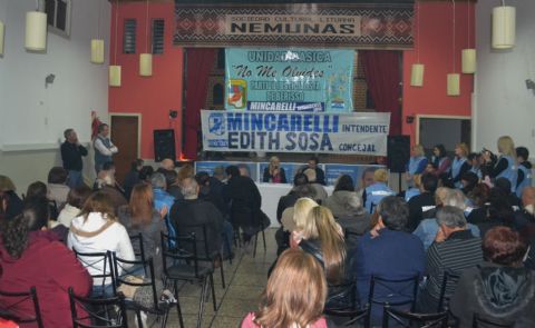 Mincarelli presentó a Edith Sosa como precandidata a concejal