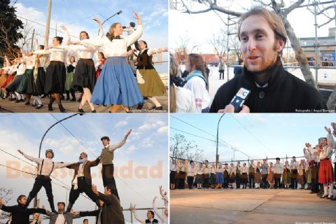 Bulus explicó que el ballet de Intercolectividades busca llevar “un mensaje de paz a toda la gente”