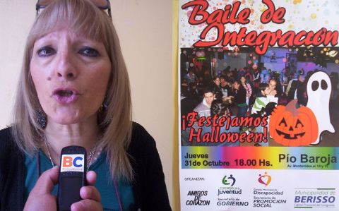 Noche de Brujas en el Baile de Integración, con la concurrencia de chicos de toda la región
