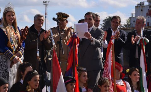 Juan Mincarelli participó del Desembarco Simbólico y ponderó su connotación emotiva