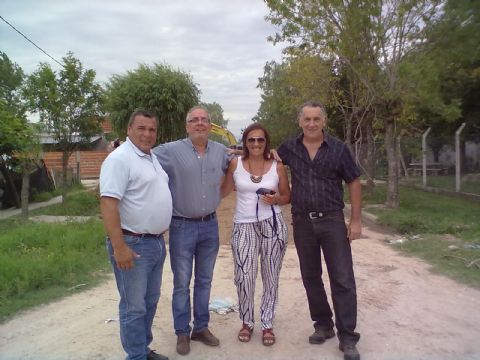 Concejales del Frente para la Victoria recorrieron las obras del PROMEBA II