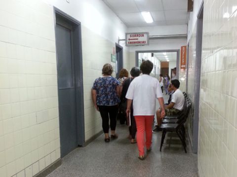 Pese al cese de actividades, la guardia del hospital funciona en su totalidad