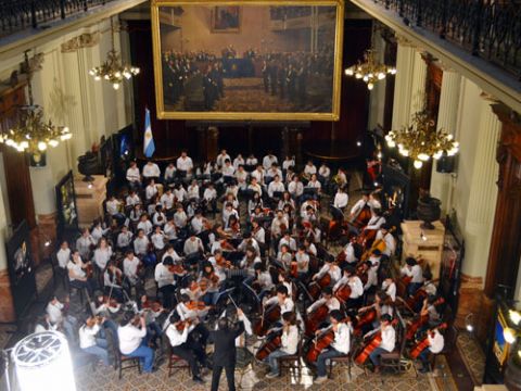 Último concierto de la Orquesta Escuela local