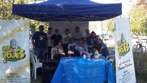 Ramón Garaza participó en la jornada solidaria por el Hospital de Berisso
