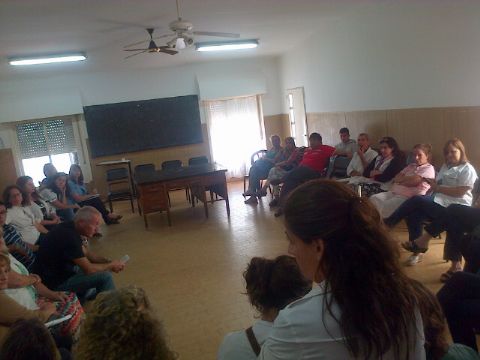 Asamblea de ATE y CICOP en el Hospital