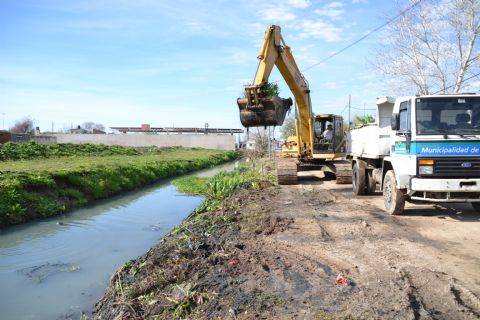 Comienza la segunda etapa de la construcción de la defensa de la cuenca del Canal Watzenborn