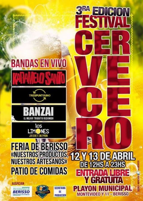 Todo listo para el “Festival Cervecero”