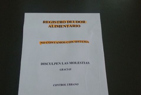 El Registro de Deudor Alimentario no cuenta con sistema para entregar constancias