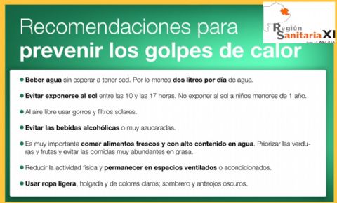 Recomendaciones para prevenir el golpe de calor