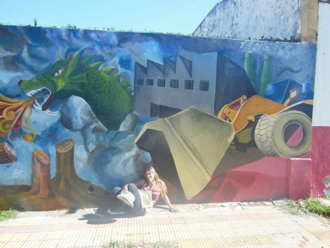 Nuevo mural alusivo a los pueblos originarios