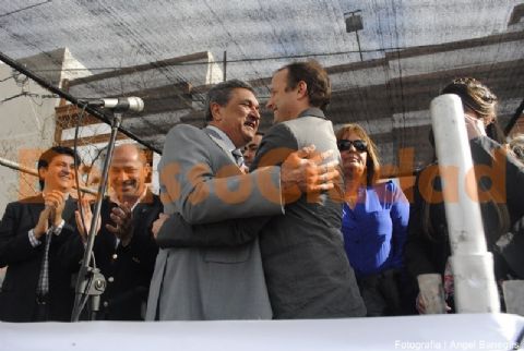 Insaurralde elogió a Slezack: “Es un gran dirigente, un gran intendente y amigo”