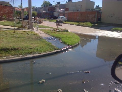 Recurrentes desbordes cloacales en el Barrio Náutico