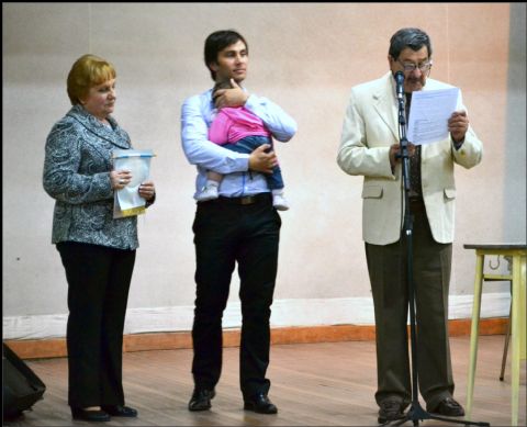 Odino Faccia fue reconocido como “Trovador por la Paz en el Mundo”
