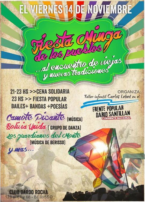 Se viene la popular Fiesta “Minga de los pueblos”