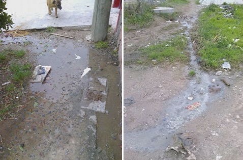 Problemas con desechos cloacales en Barrio Obrero