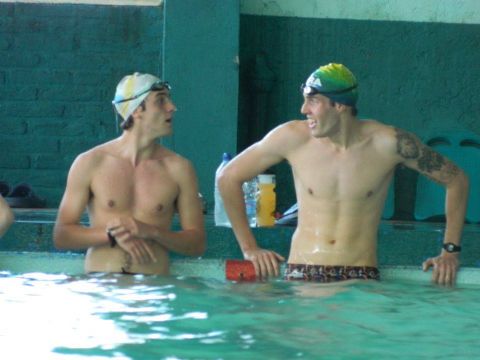 Nadadores berissenses se preparan para cruzar el Río de la Plata