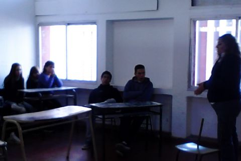 El programa "Licencia Joven" pasó por la Secundaria Nº 1