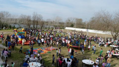 Multitudinario festejo del Día del Niño organizado por ATE Ensenada
