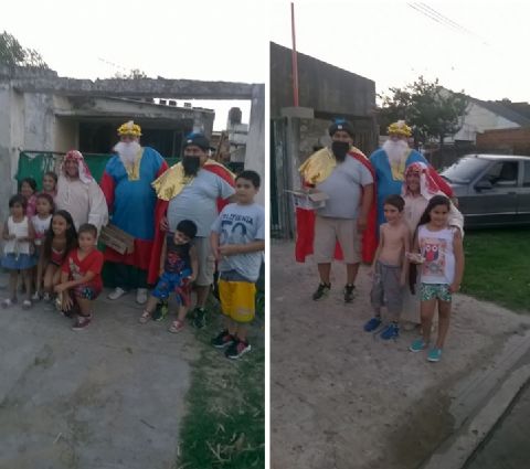Crecer acompañó la caminata de los Reyes Magos