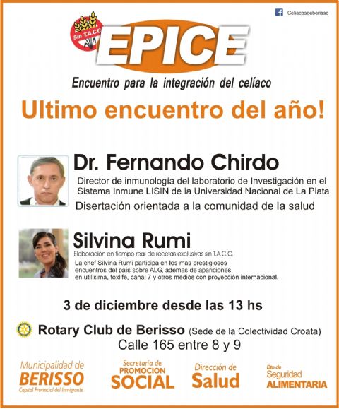 Último encuentro para la integración del celíaco